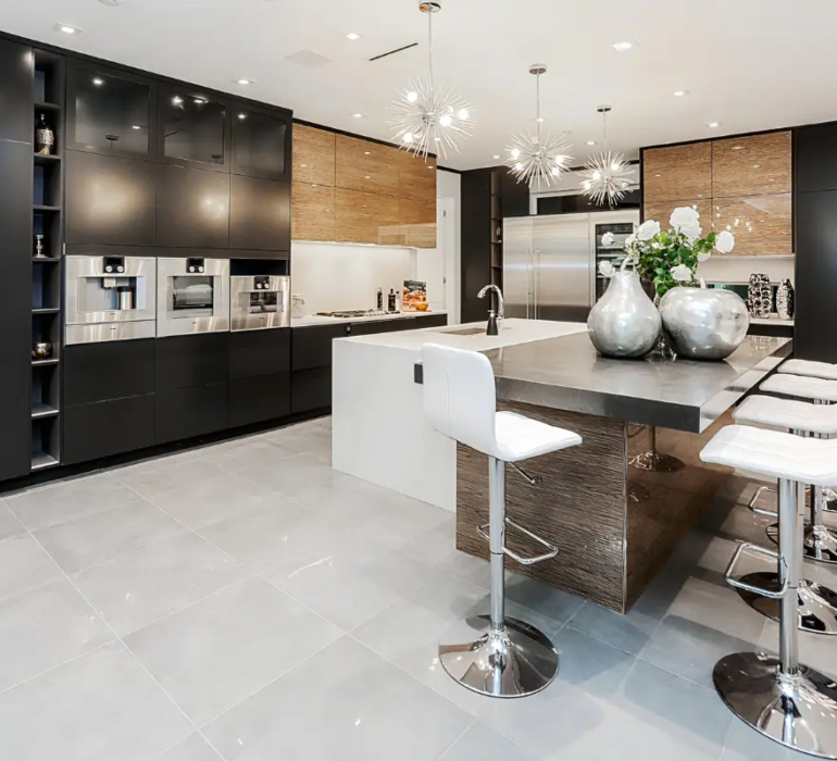 Completed kitchen renovation in Vancouver by Tenon Properties