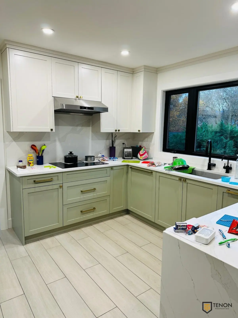 Kitchen renovation demolition phase, Vancouver